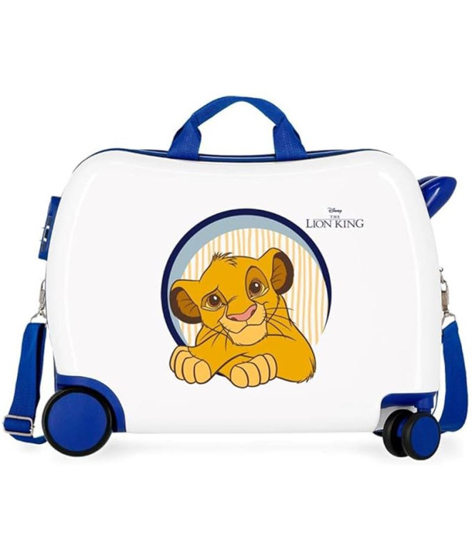 Maleta Infantil Disney 4W (2 Multid ) El rey leon Hakuna Matata Blanco