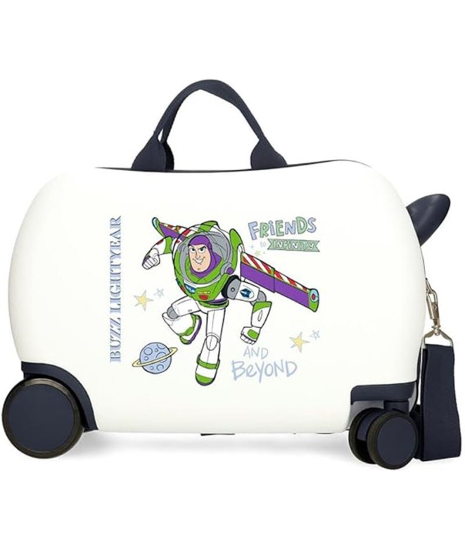 Valise Enfant Disney Valise Abs 4R (2 Multi ) 45Cm Toy Story Friends To Infinity Beyond Blanc