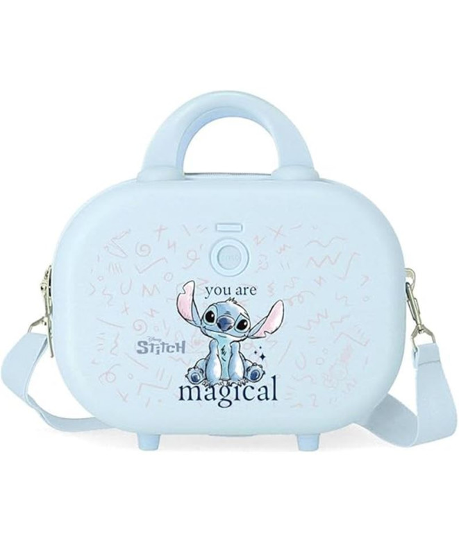 Necessaire Disney Adapt Abs Fun Stitch Mágico Azul