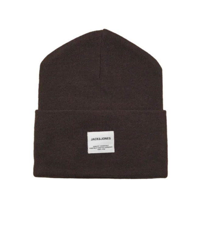 Gorra  Jack & Jones Jaclong Knit Beanie Hombre Chocolate Torte