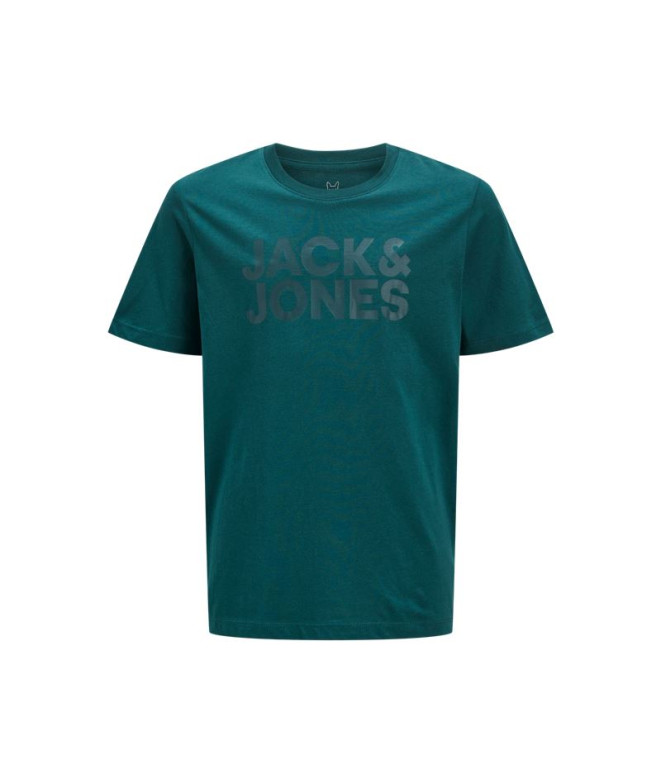 T-shirt Jack & Jones Jjecorp Logo O-Neck Enfant Iceberg Vert