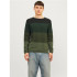 Sudadera Jack asnd Jones Jjehill Knit Crew Neck Hombre Kombu Green