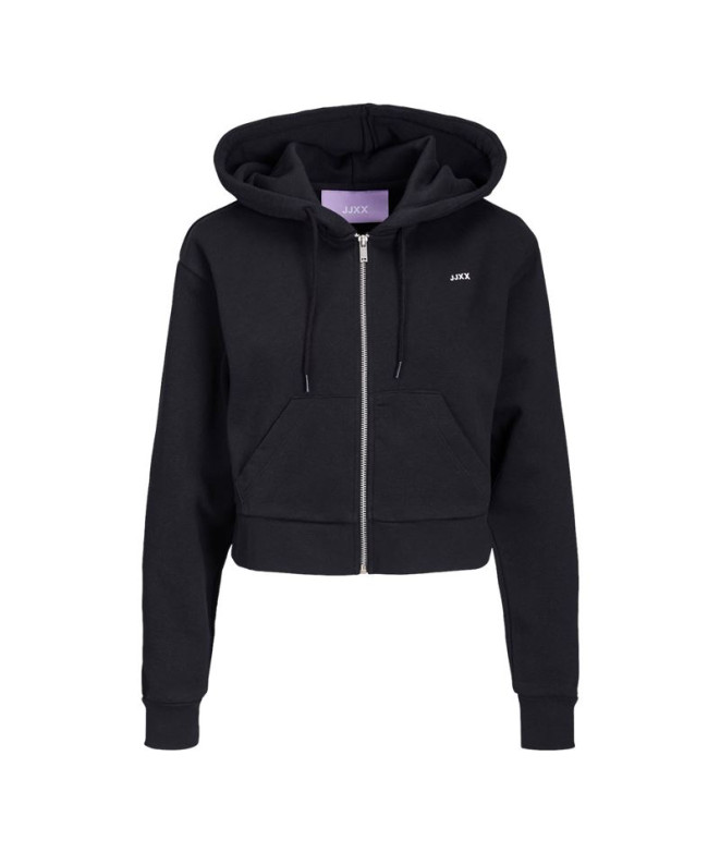 Sweat Femme Jack and Jones Jxabbie Reg Ls Every Zip Noir