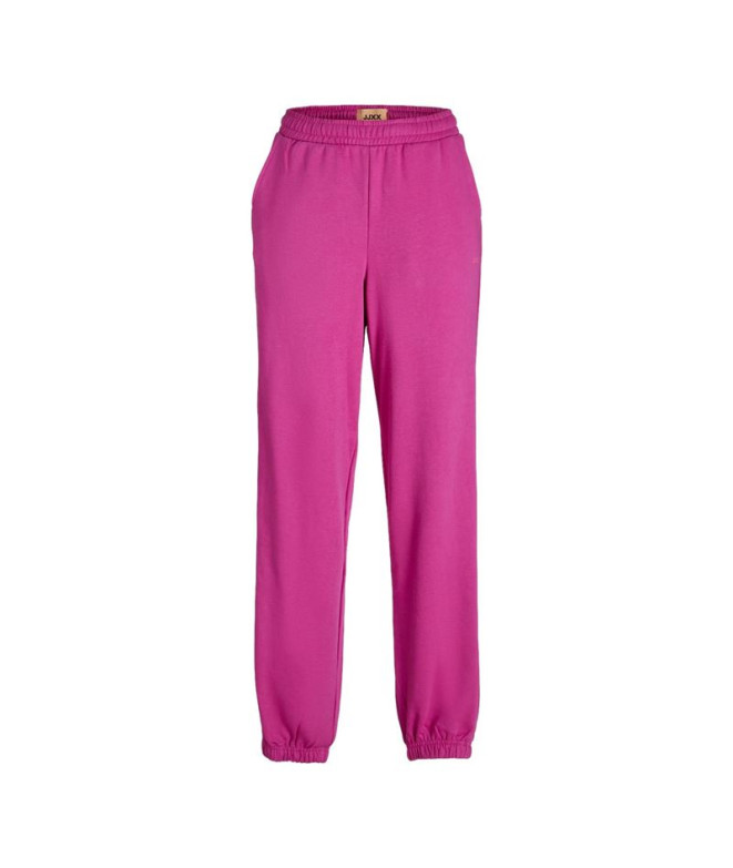 Calça Mulher Jack asnd Jones Jxabbie Rlx Hw Every Fuchsia Red