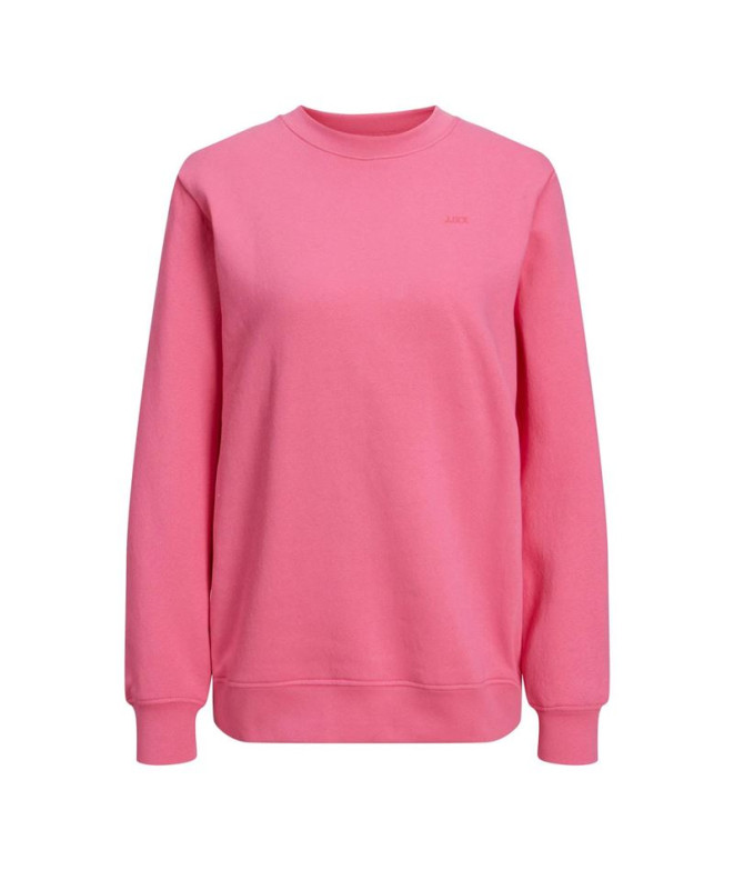 Sweat Femme Jack & Jones Jxabbie Rlx Ls Every Crew Swt Noos Carmine Rose