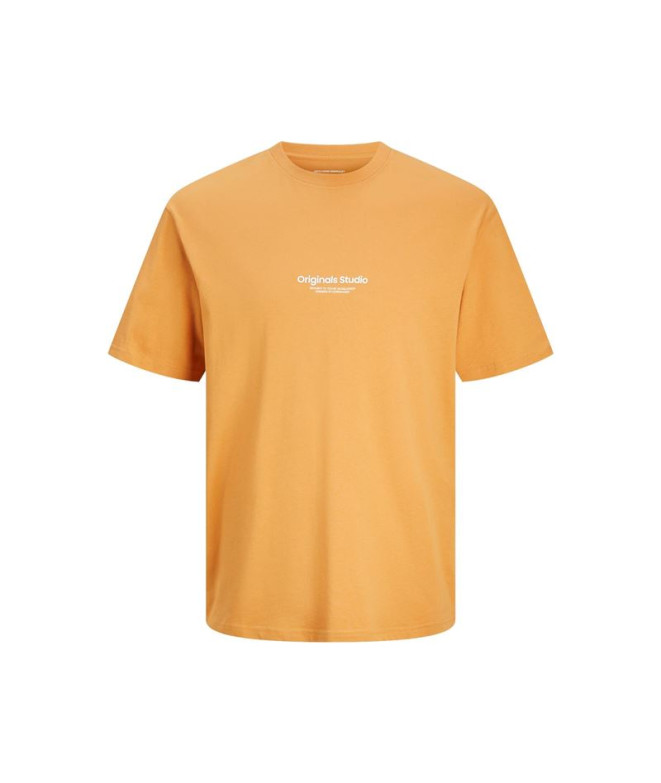 Camiseta Jack and Jones Jorvesterbro Tee Ss Crew Neck Honey Yellow Homem