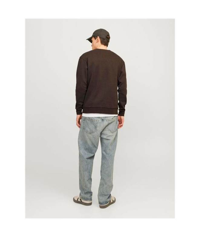 Sudadera Jack & Jones Jjebradley Crew Mulch Hombre