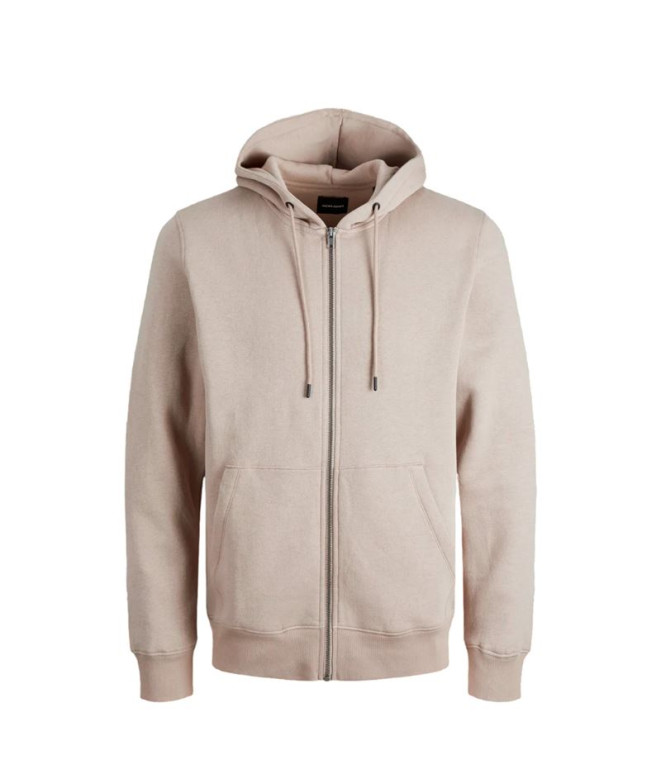 Sweat Jack & Jones Jjebradley Zip Moonbeam Homme