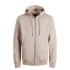 Sudadera Jack & Jones Jjebradley Zip Moonbeam Hombre