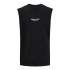 Camiseta Homem Jack & Jones Jorvesterbro T-shirt sem mangas Sn Preto