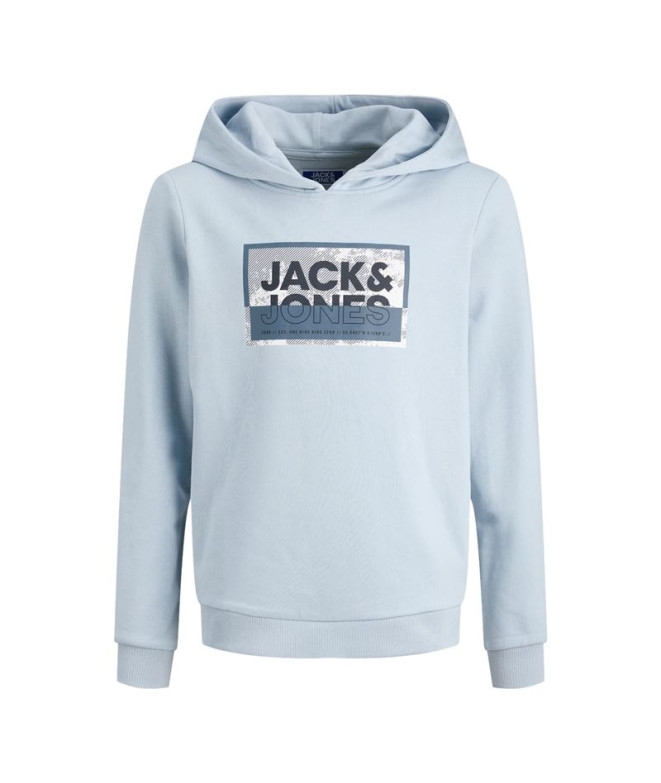 Moletom Infantil Jack and Jones Jcologan Print Subdued Blue