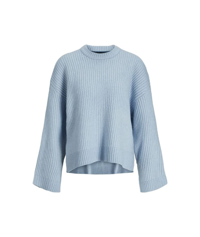 Moletom Mulher Jack and Jones Jxsigga Diverse Crew Neck Knit Sn Skyway