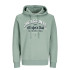 Moletom Jack and Jones Jjelogo 2 Col Iceberg Green Homem