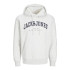 Sudadera Jack and Jones Jjecaleb Varsity Hombre White Melange