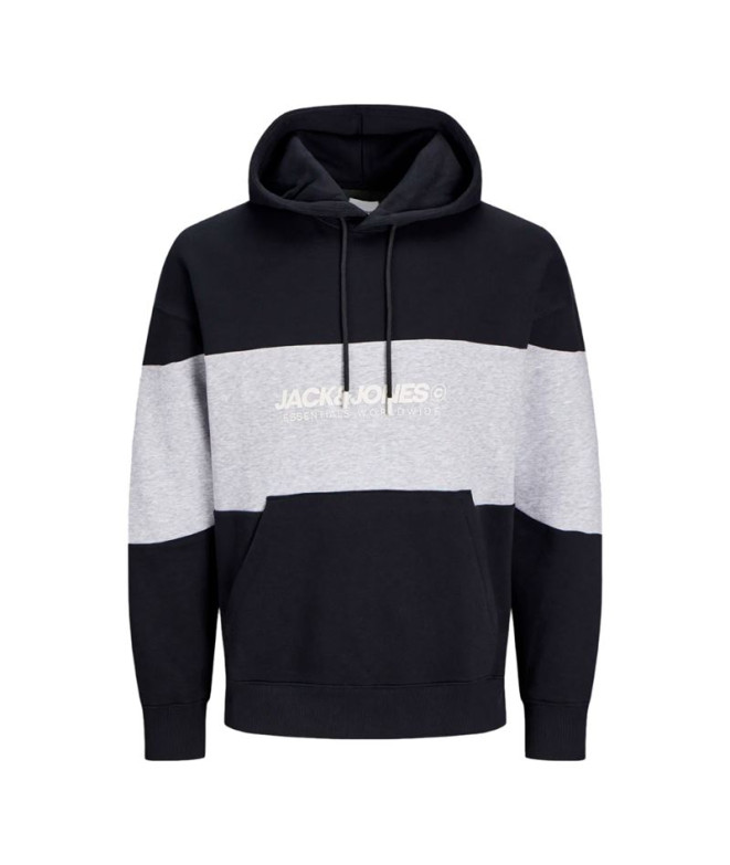 Sweat Jack and Jones Jjelegacy Blocking Noir Homme