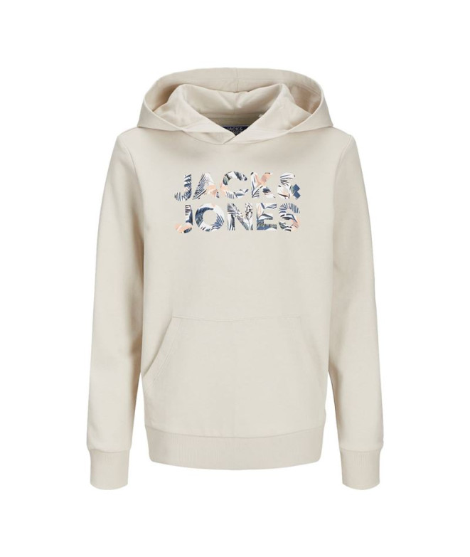 Moletom Infantil Jack and Jones Jjebryan Corp Logotipo Moonbeam