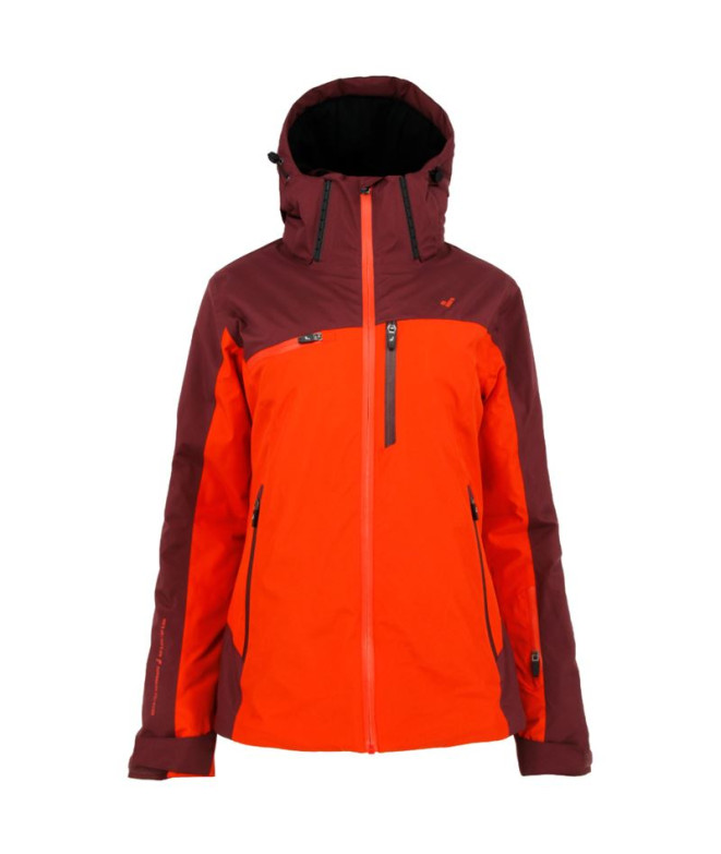 Veste Montagne Joluvi Femme de Sestriere Garnet Orange