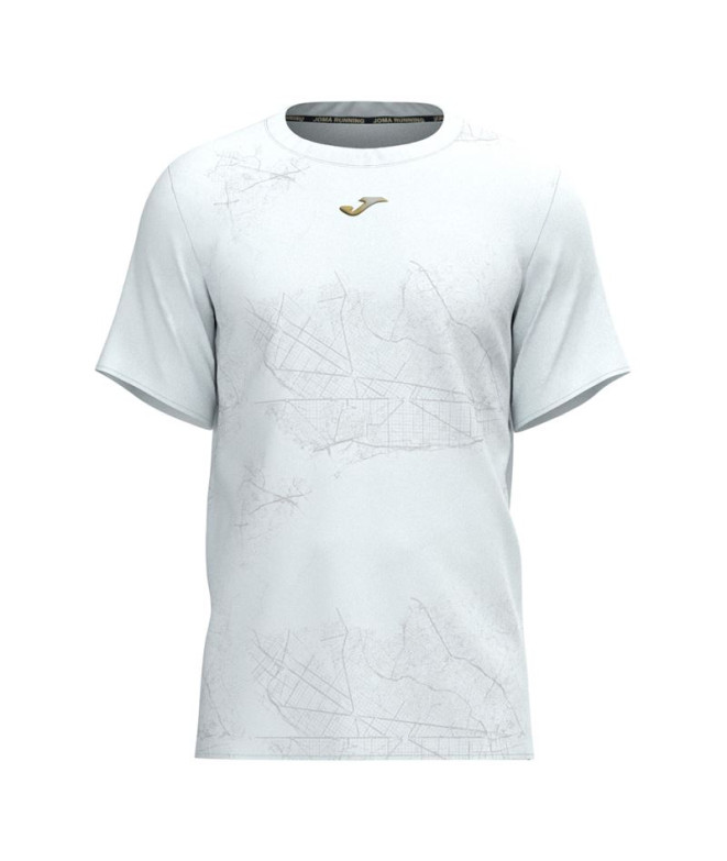 Camiseta Manga Corta Joma R-Night Hombre Blanco