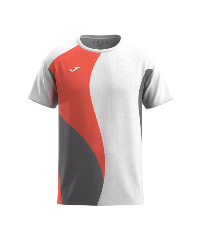 Camiseta Tênis Joma de Coral White Tournament Menino