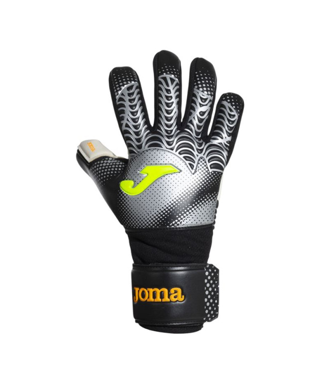 Gants Joma Short de gardien de but Jomas Premier Anthracite Fluor Yellow