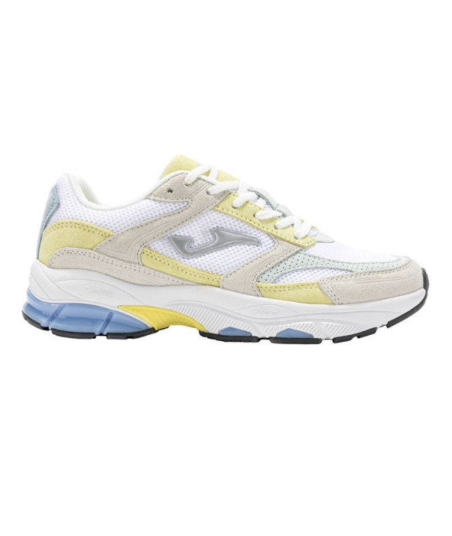 Chaussures Joma Cr111 Lady 2509 Blanc Jaune Femme