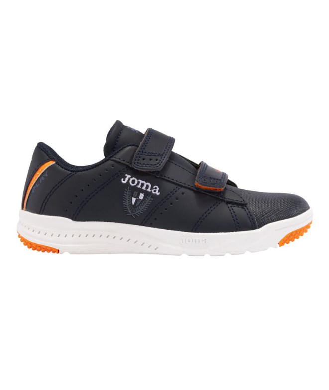 Zapatillas W.Play 2453 Infantil Marino/Naranja