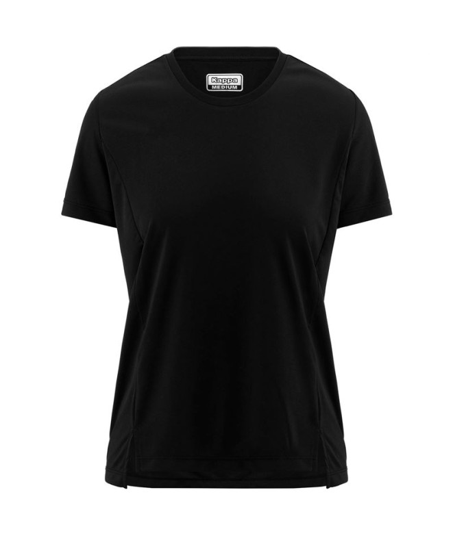 Camiseta Kappa Mulher Eria Training Preto