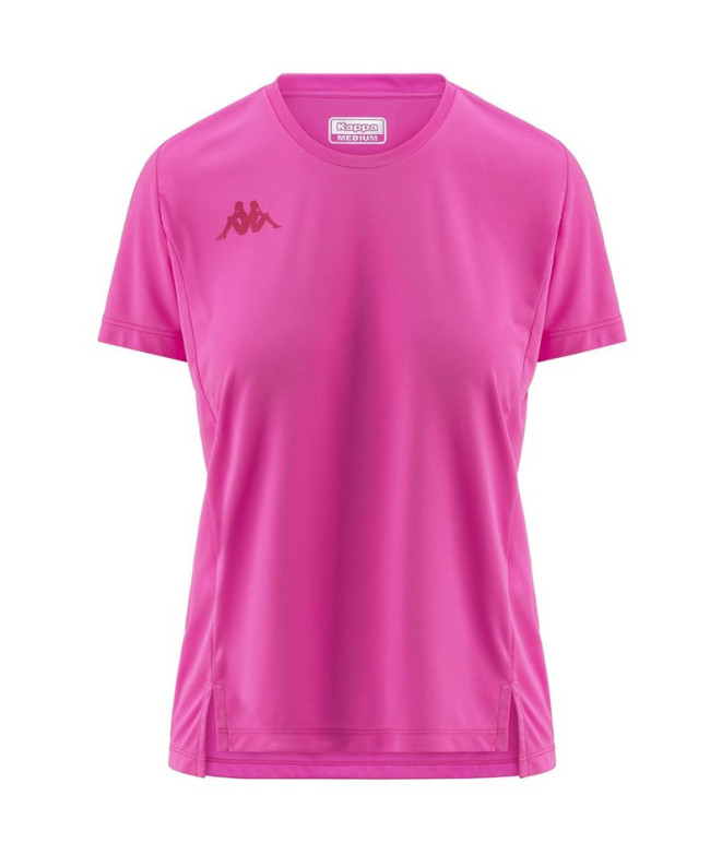 Camiseta Kappa Eria Training Mujer Neon Pink