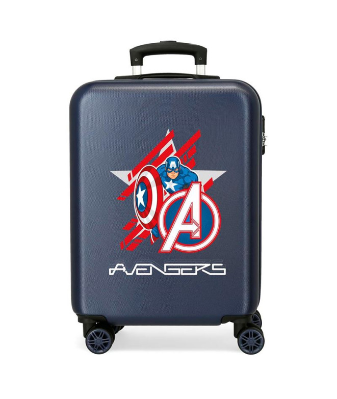 Trolley Marvel Abs 55Cm.4R. All Avengers Marino Azul