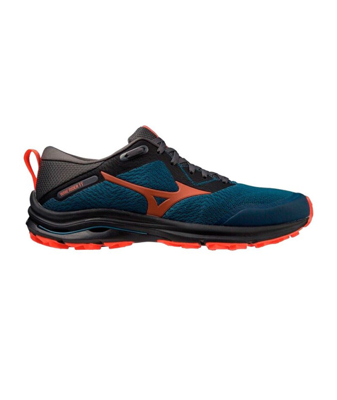 Chaussures Trail Mizuno Rider de Wave TT Blue Homme