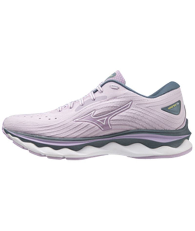 Chaussures Running Mizuno par Wave Sky 6 Lila Femme