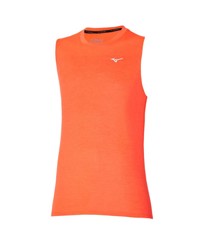 Camiseta Fitness Mizuno Homem de Impulse Core Orange