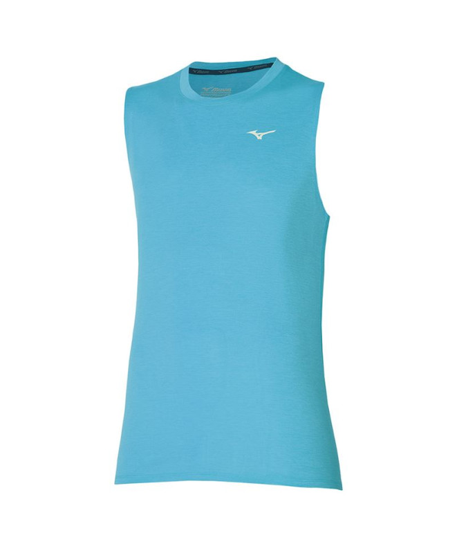 Camiseta Fitness Mizuno Homem por Impulse Core Blue