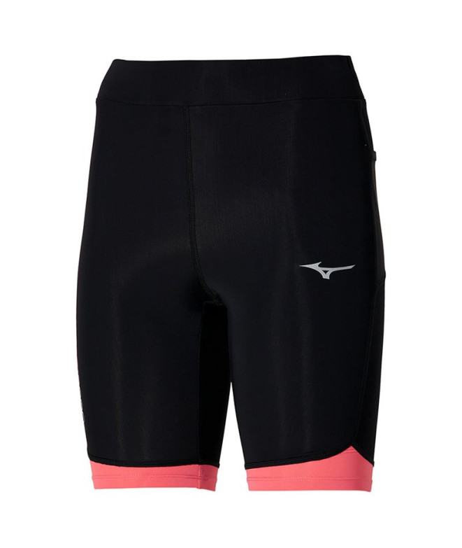 Mallas de Trail Mizuno BG3000 Mid Mujer Negro
