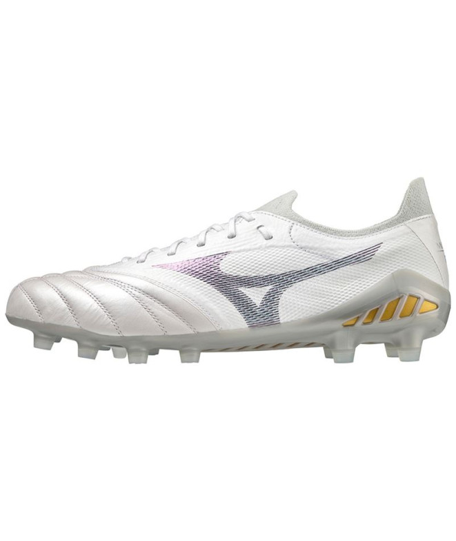 Football Mizuno Bottes Morelia Neo III Beta Elite MD blanches