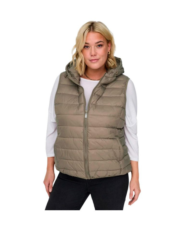 Chaqueta Only Carnew Tahoe Waistcoat Walnut Mujer
