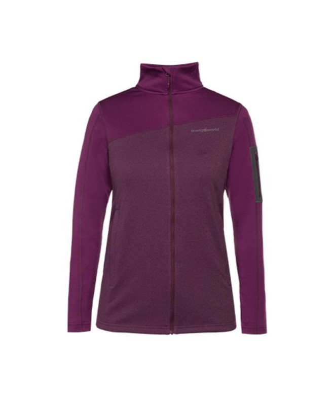 Chaqueta Trangoworld Azaila Mujer Ciruela Caspio/Ébano