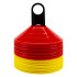 Set Zastor 40 Cones Ag-404 Vermelho/Amarelo