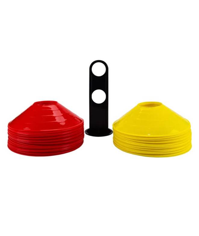 Set Zastor 40 Cônes Ag-404 Rouge/Jaune