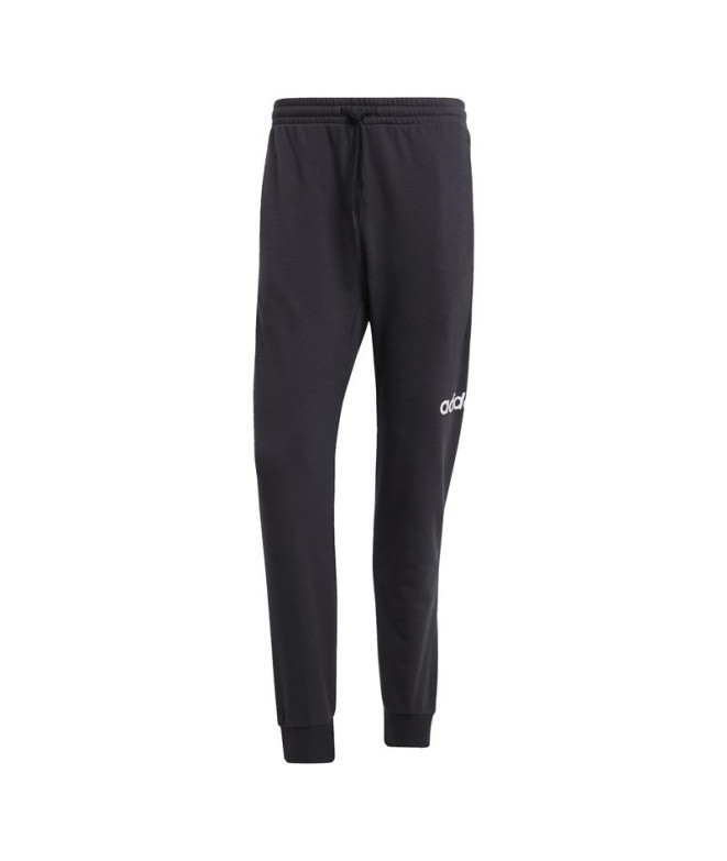 Pantalones adidas Lin French Terry Hombre Negro/Blanco
