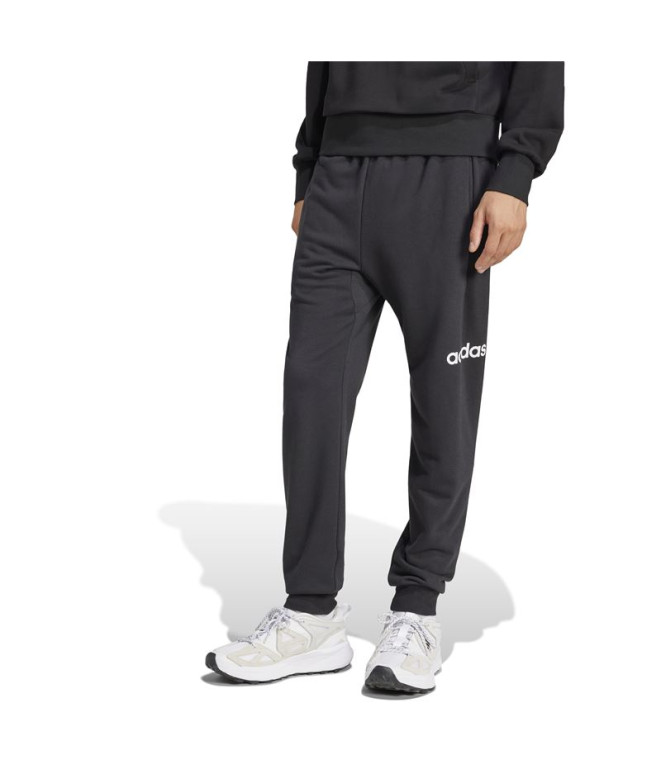 Calça adidas French Terry Homem Lin Preto/Branco