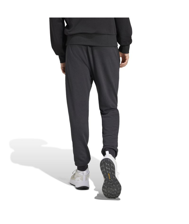 Pantalons adidas French Terry Homme Lin Noir/Blanc