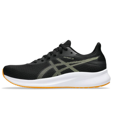 Chaussures Running Homme de ASICS Patriot 13 Noir/Jaune 2