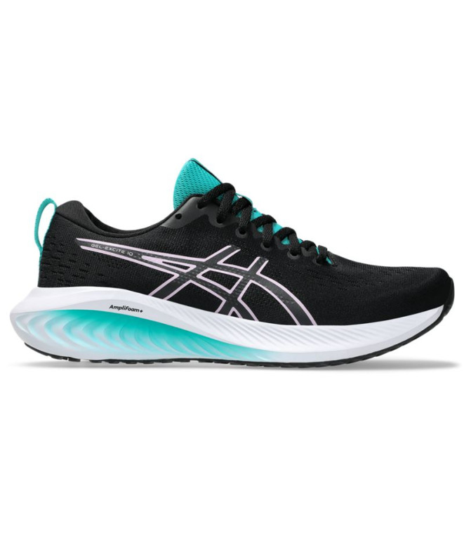Zapatillas de Running ASICS Gel-Excite 10 Mujer Negro/Light Ube