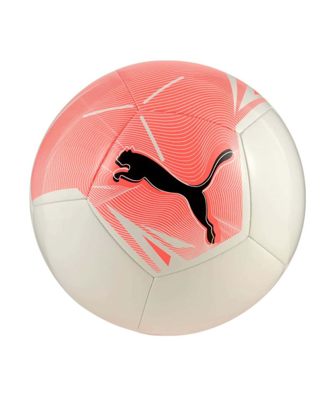 Balle Football de Puma Big Cat Ball, White Glowin, unisexe