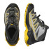Sapatilhas Montanha Salomon de X Ultra Mid Gtx Castlerock/Preto/Spicy Infantil