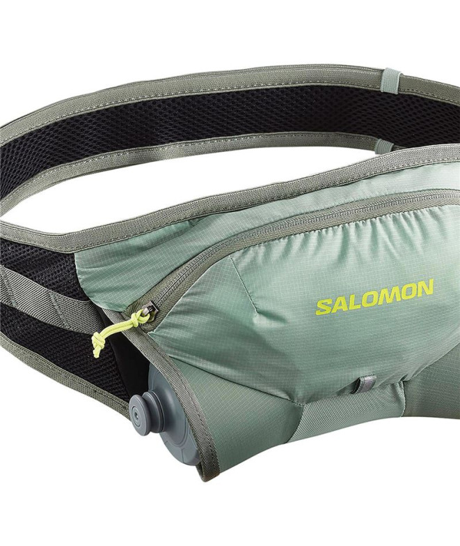 Ceinture Trail Salomon de Cross 1 Bouteille Milieu Vert/Agave G