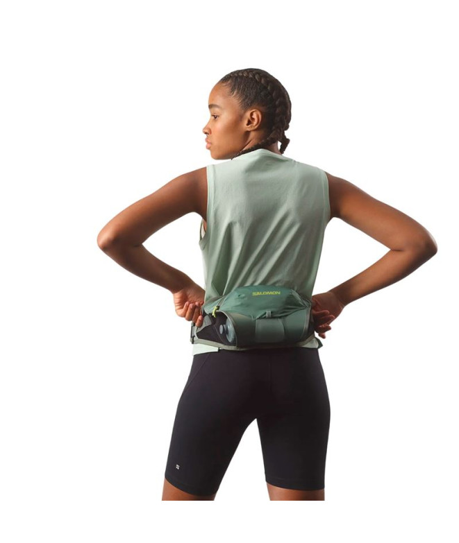 Ceinture de Montagne Salomon Cross 1 Bottle Vert