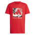Camiseta adidas Infantil Rubpur com logótipo Camo
