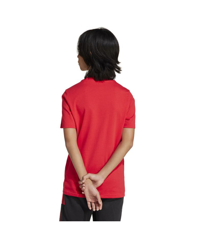 Camiseta adidas Infantil Rubpur com logótipo Camo